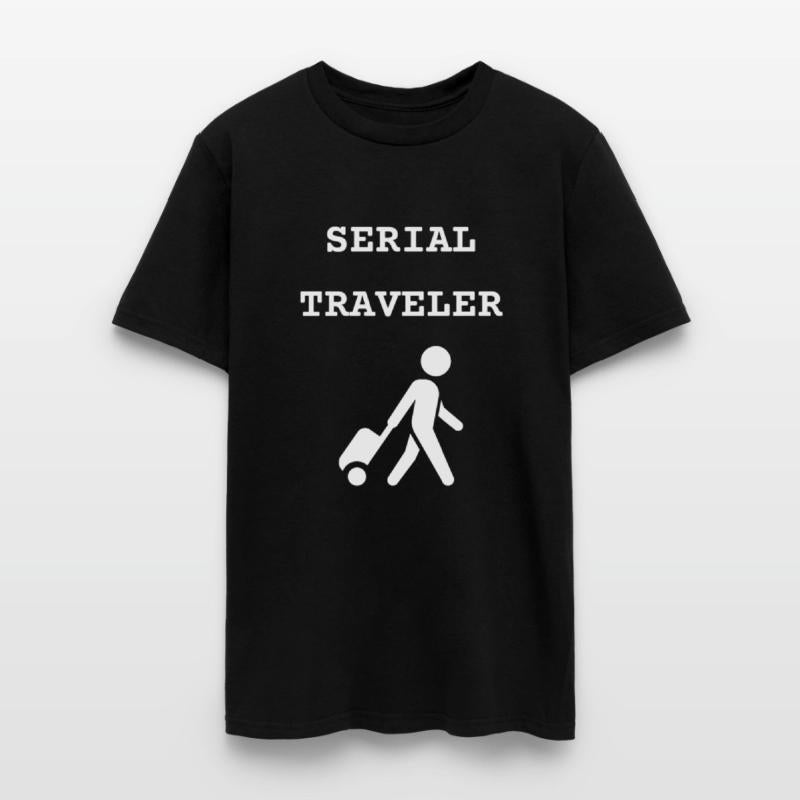 Serial traveler graphic t-shirt