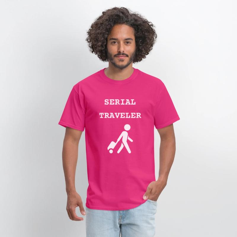 Serial traveler graphic t-shirt