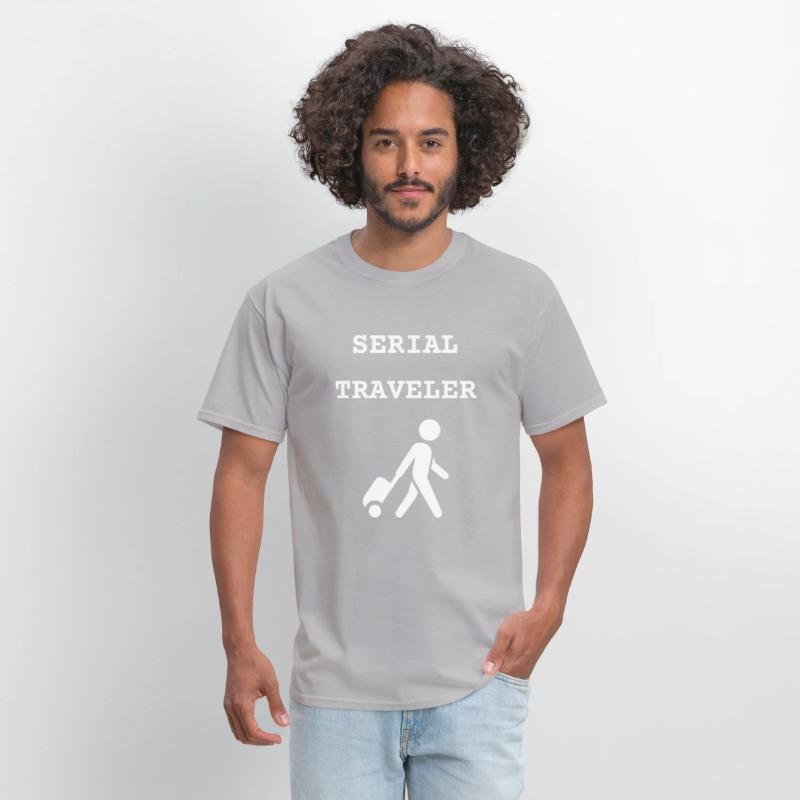 Serial traveler graphic t-shirt