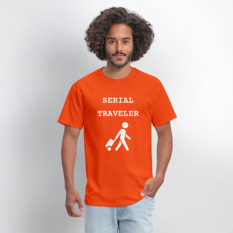 Serial traveler graphic t-shirt