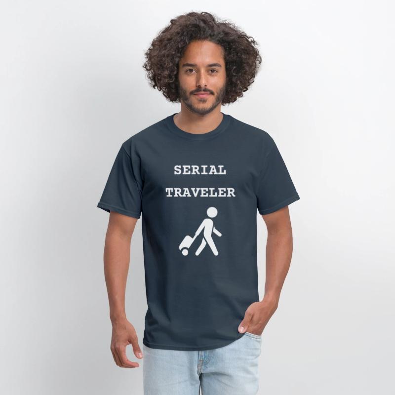 Serial traveler graphic t-shirt