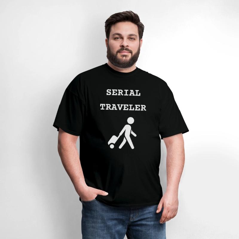 Serial traveler graphic t-shirt