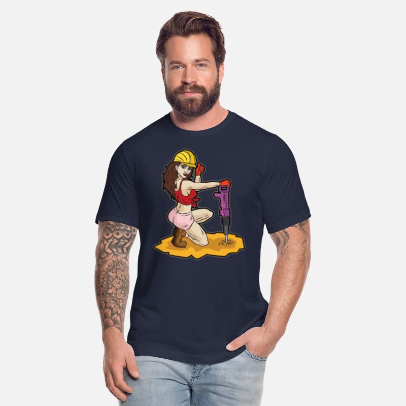 SEXY CONSTRUCTION WORKER Girl Woman Pin up