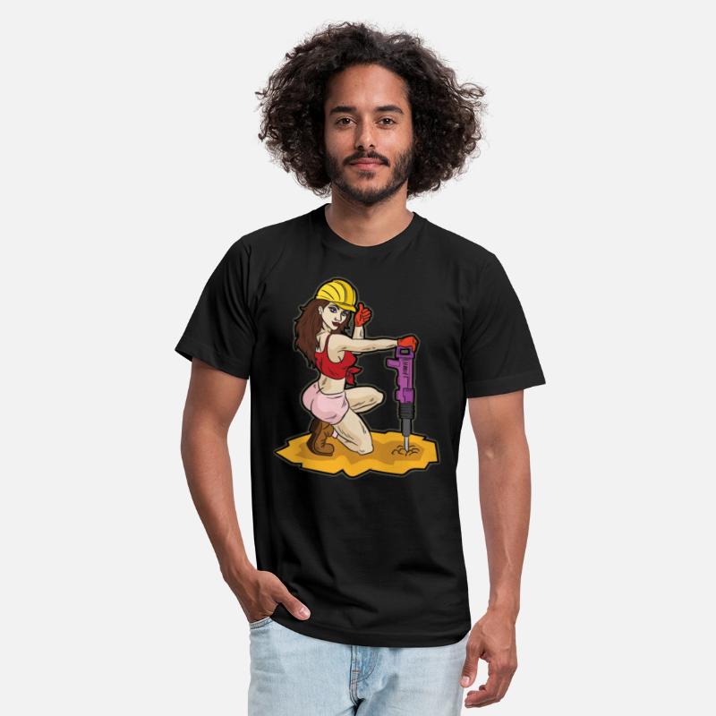 SEXY CONSTRUCTION WORKER Girl Woman Pin up