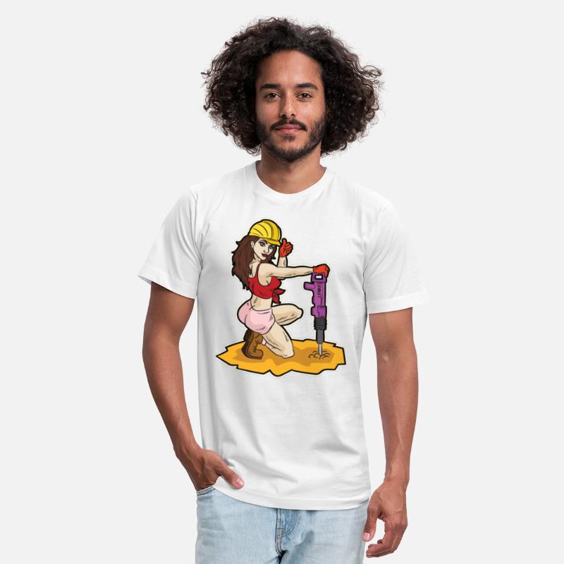 SEXY CONSTRUCTION WORKER Girl Woman Pin up