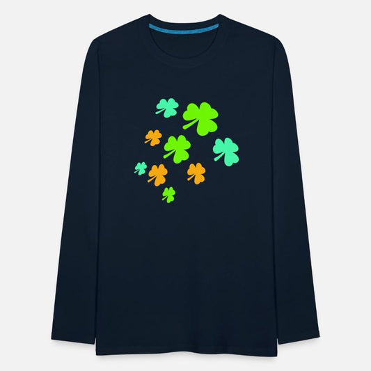 Shamrock Many Trefoil Leaves Green Pattern Cool