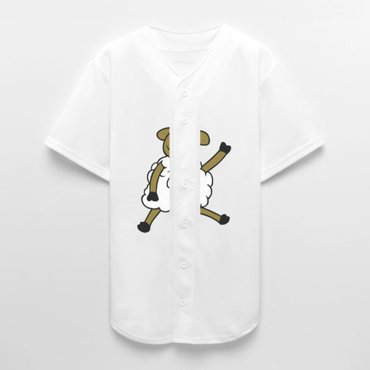 Sheep Sitting Waving Greeting Happy Smile Cool Fun