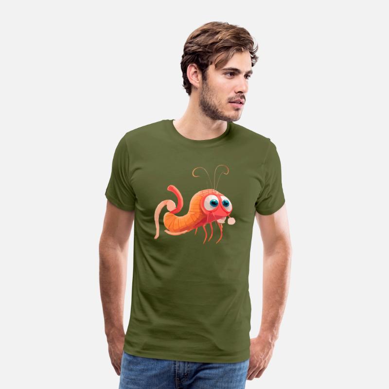 shrimp cartoon design
