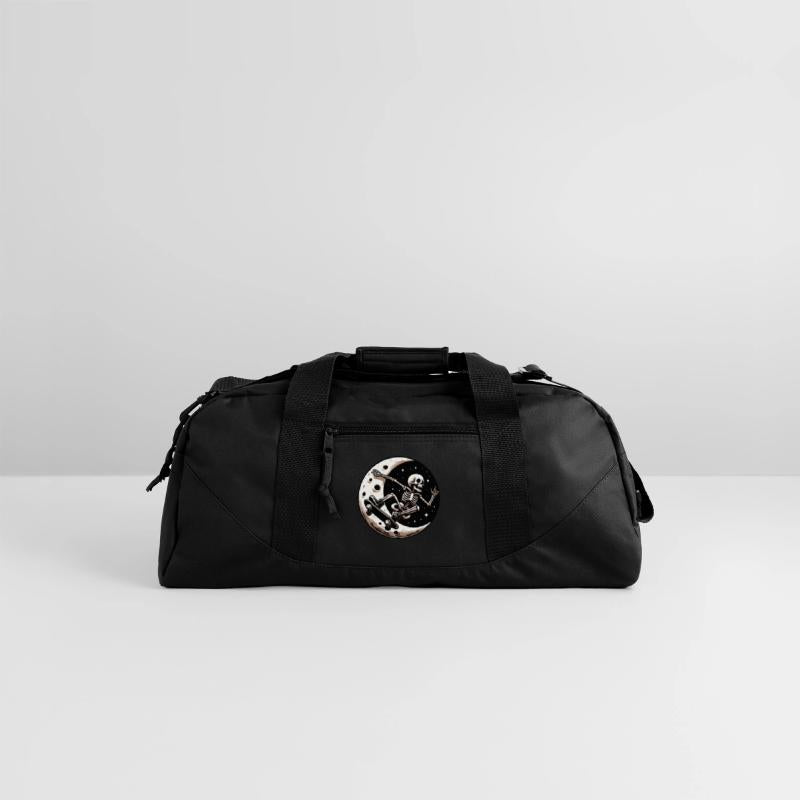 Skating Skeleton Skateboard Moon Space Cool