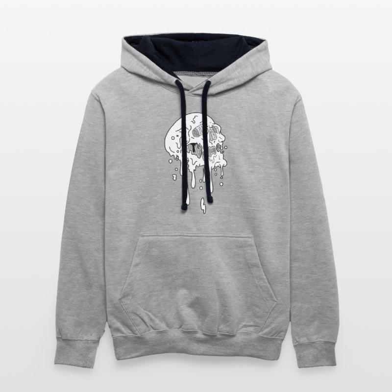 SKULL BLOOD SPLATTER METAL PUNK Vector