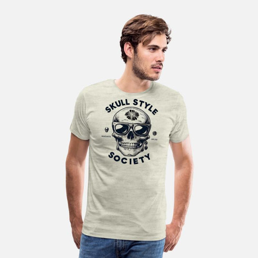 skull style society clean black