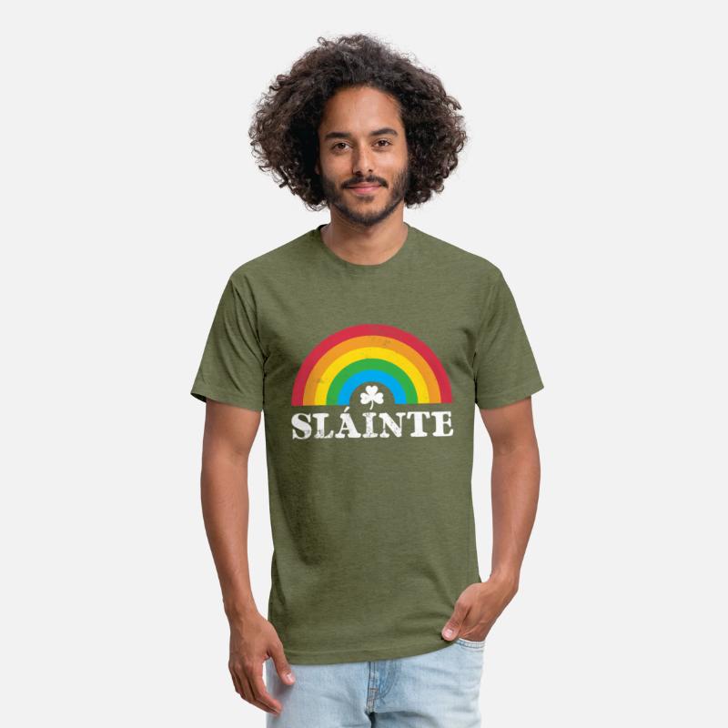 Slainte 80S 70S Rainbow Irish St PatricDay