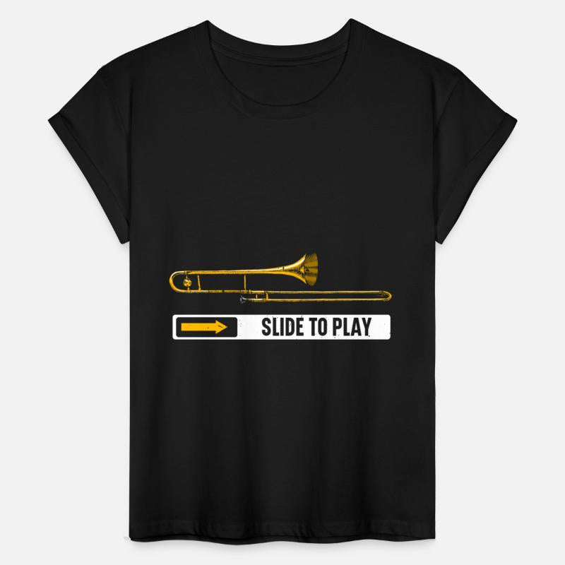 Slide To Play Trombone Player Musician Trombonist