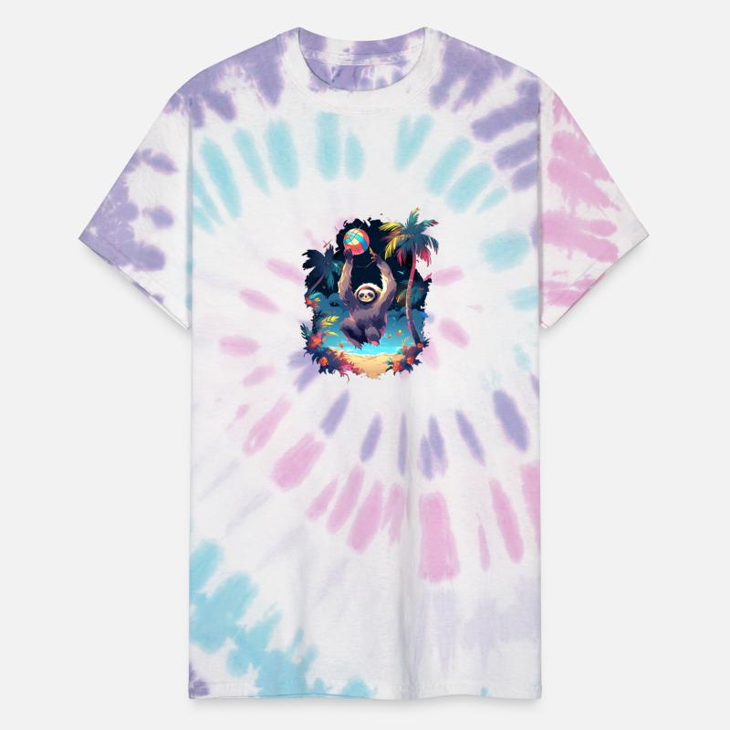 Sloth Beach Volleyball Vball Player Sports