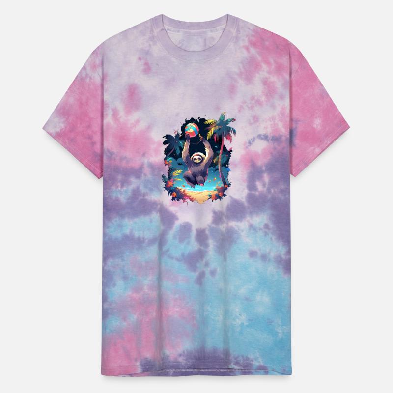 Sloth Beach Volleyball Vball Player Sports