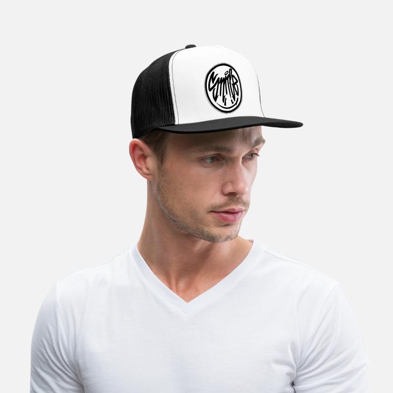 Smile Graffiti Tag - black