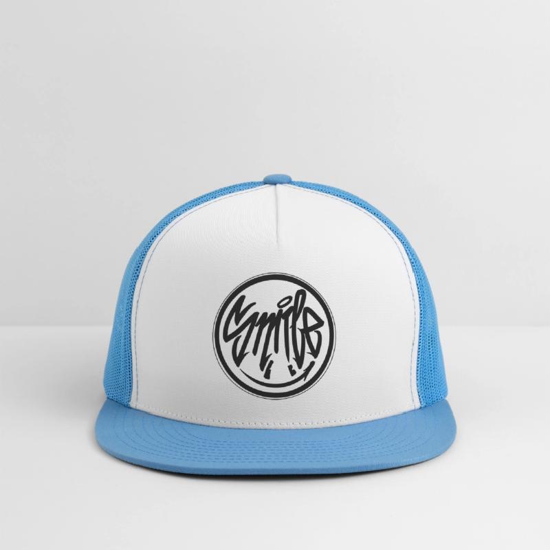 Smile Graffiti Tag - black