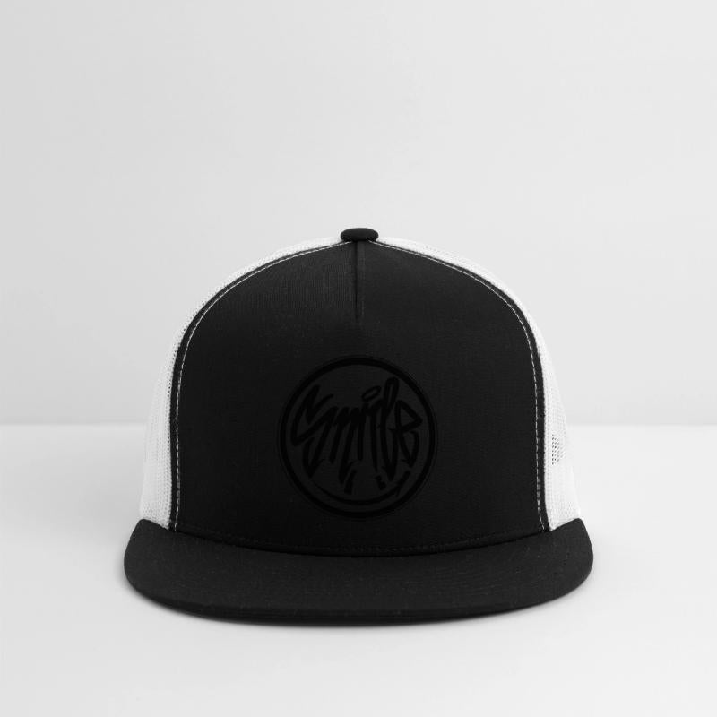 Smile Graffiti Tag - black