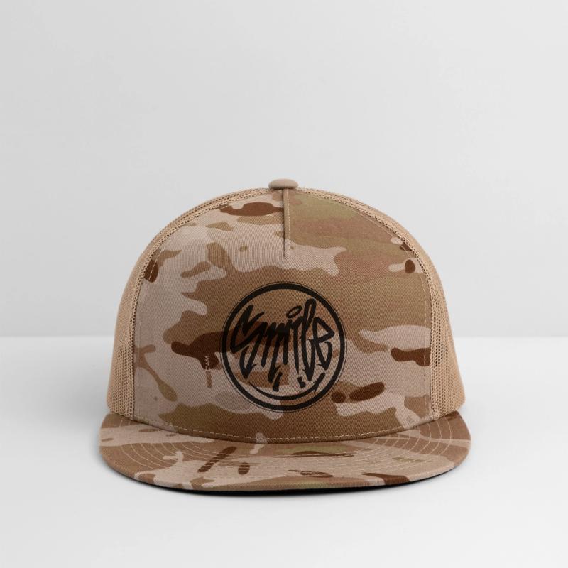 Smile Graffiti Tag - black