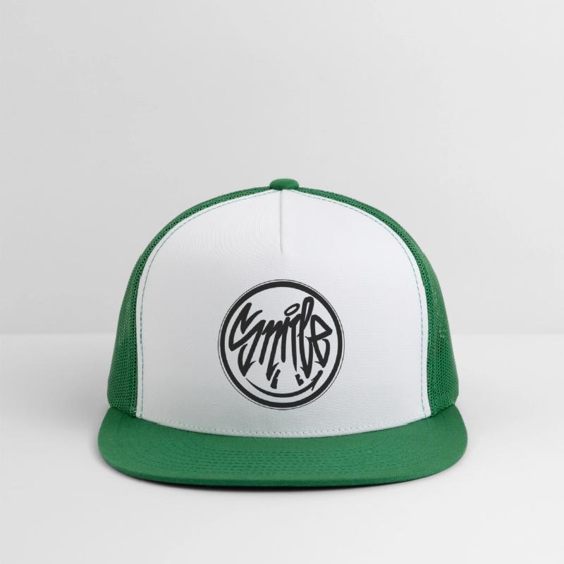 Smile Graffiti Tag - black