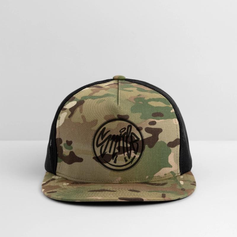 Smile Graffiti Tag - black