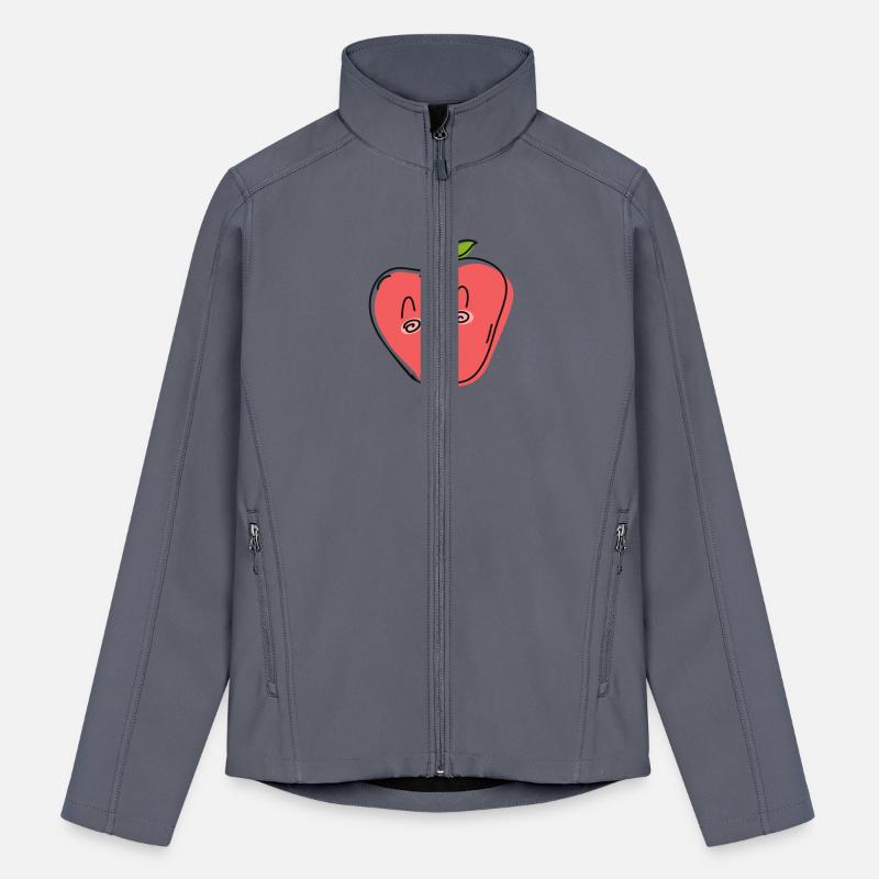 Smiling Apple Cute Drawing