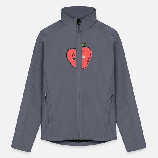 Smiling Apple Cute Drawing