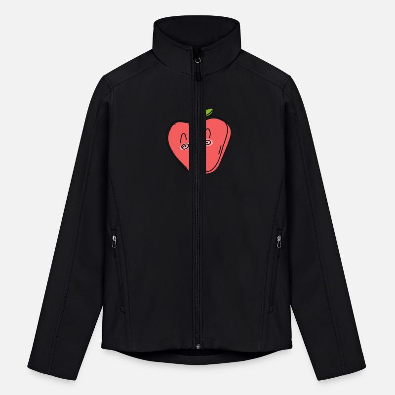 Smiling Apple Cute Drawing