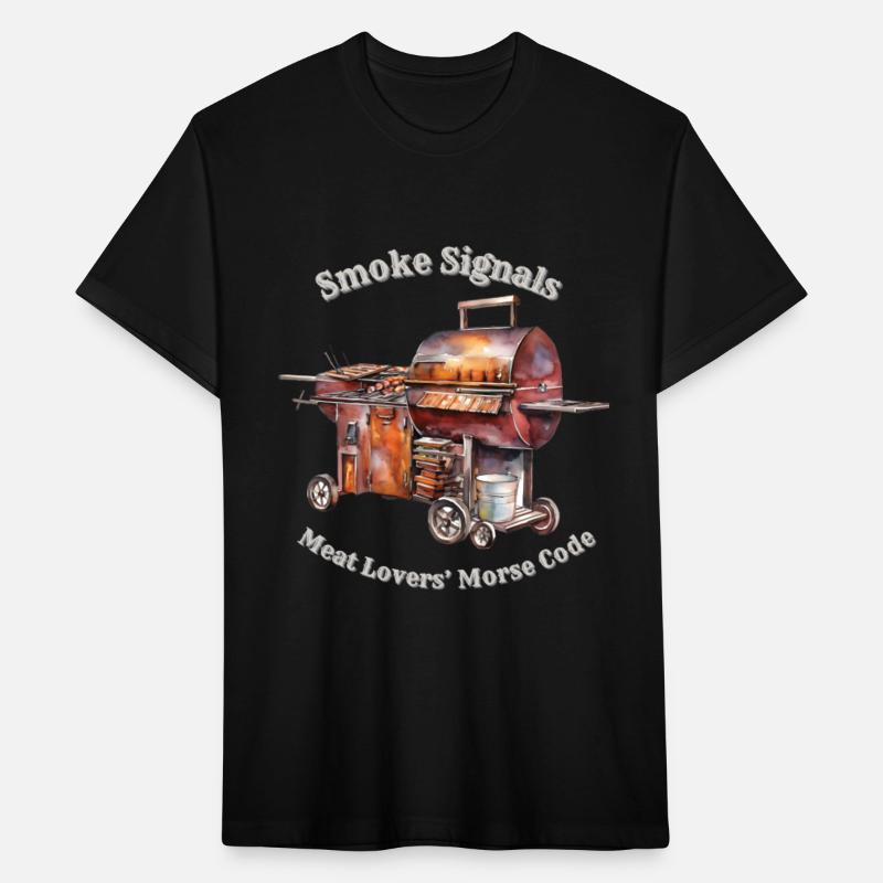Smoke Signals- Meat Lovers Morse Code - BBQ Lovers