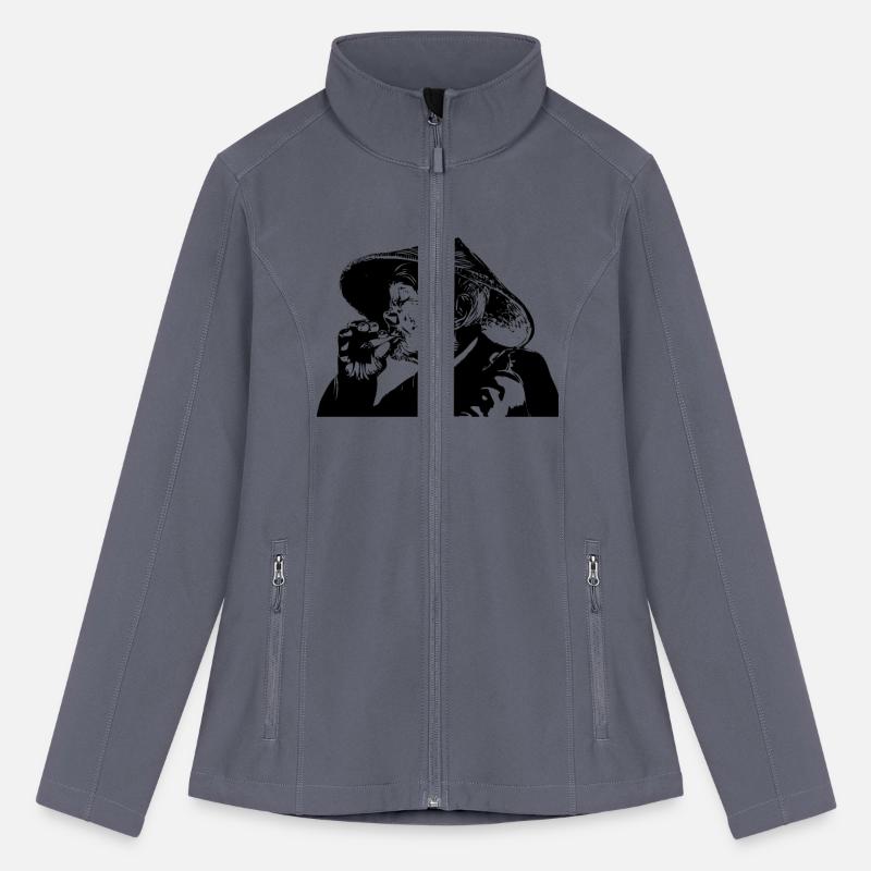 smoking old farmer silhouette