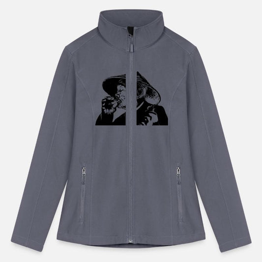 smoking old farmer silhouette