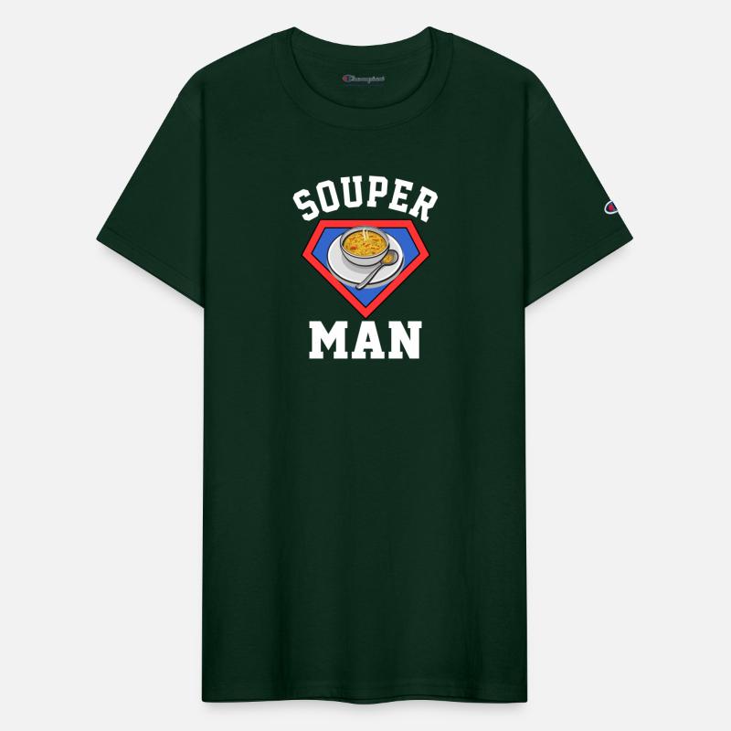 Souper Man Soup Puns Fun Soup Lover Mens Womens
