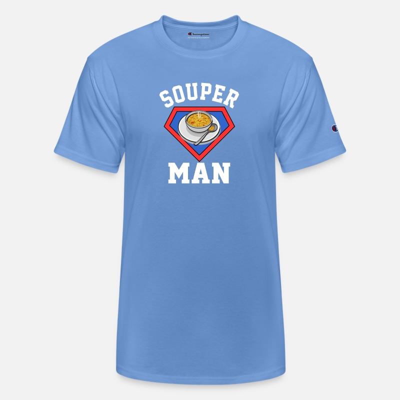 Souper Man Soup Puns Fun Soup Lover Mens Womens