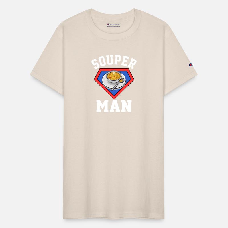 Souper Man Soup Puns Fun Soup Lover Mens Womens