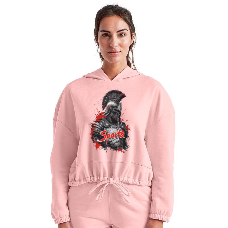 Spartan soldier in a splatter design