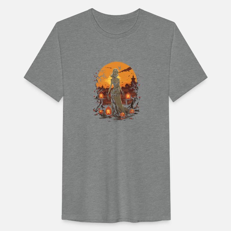 Spooky Zombie Girl Trick or Ghoul Halloween Queen