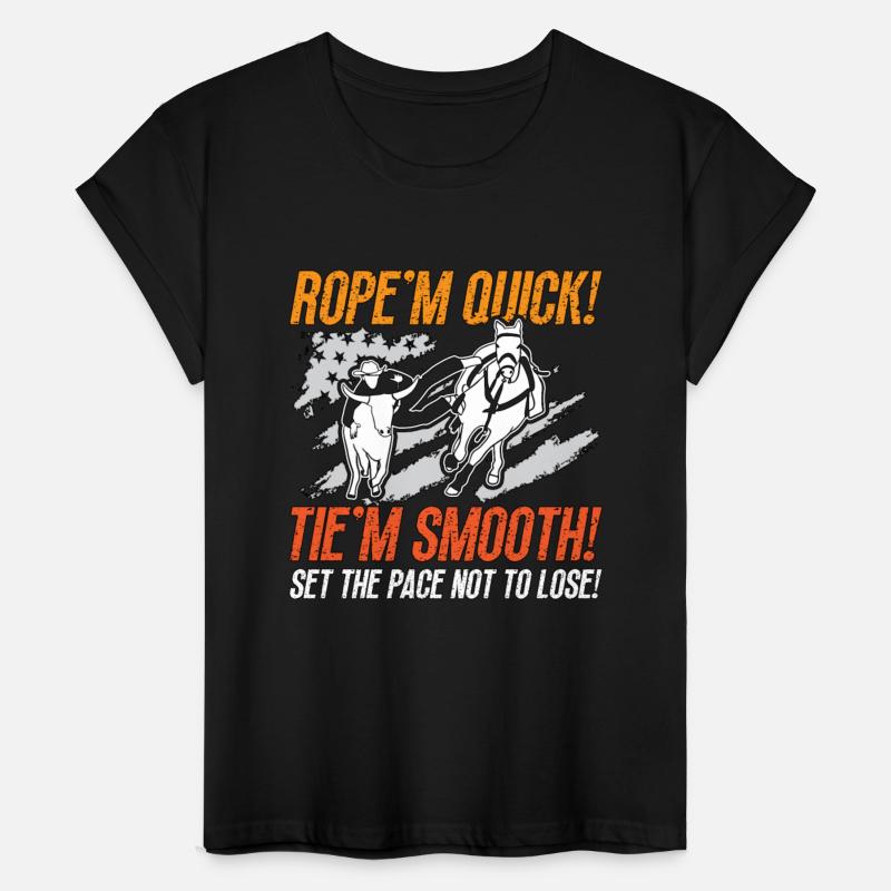 Steer Wrestling Rope'm Quick Tie'm Smooth Rodeo