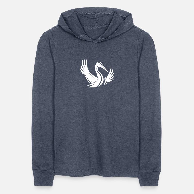 Stork Tattoo Portrait With Beautiful Wings