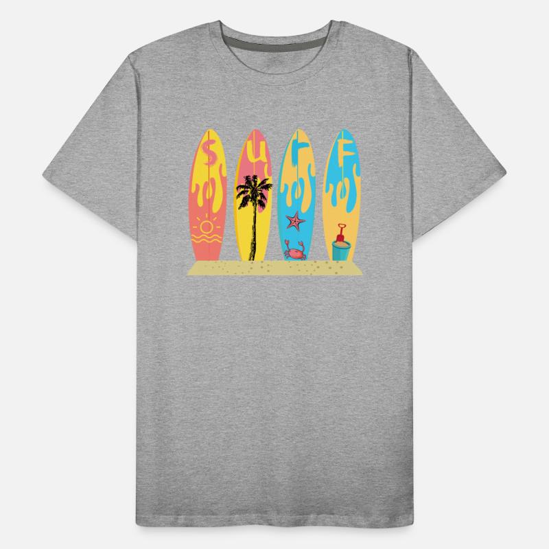 Surf Sea Surfing - Palm Tree - Beach Life