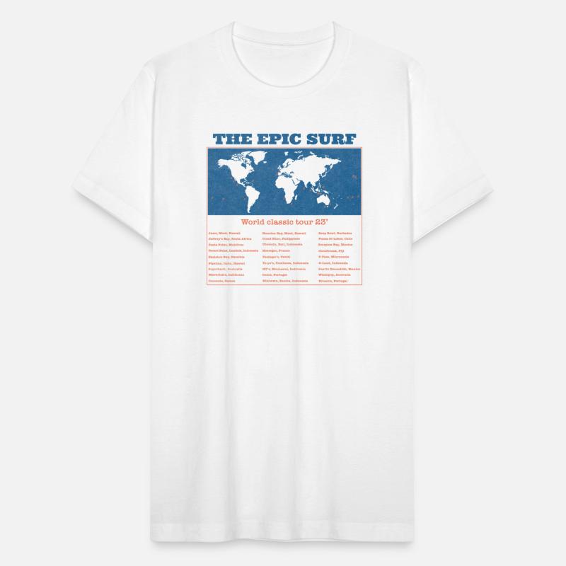 Surfing Spots Map The Epic Surf