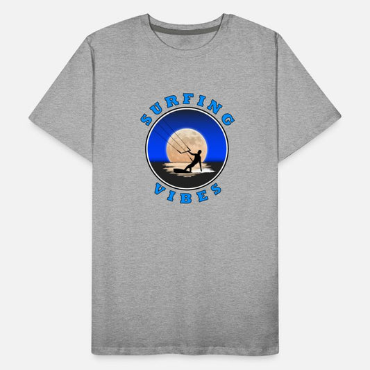 Surfing Vibes - Moon - kite surfer