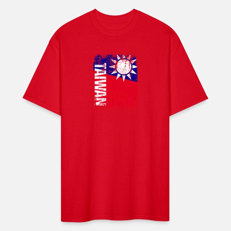 Taiwan Flag Distressed Taiwan