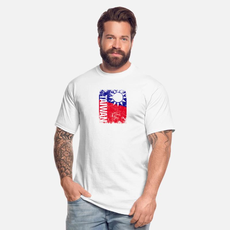 Taiwan Flag Distressed Taiwan