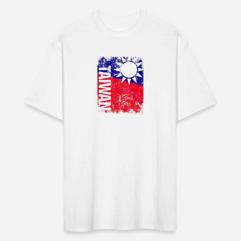 Taiwan Flag Distressed Taiwan