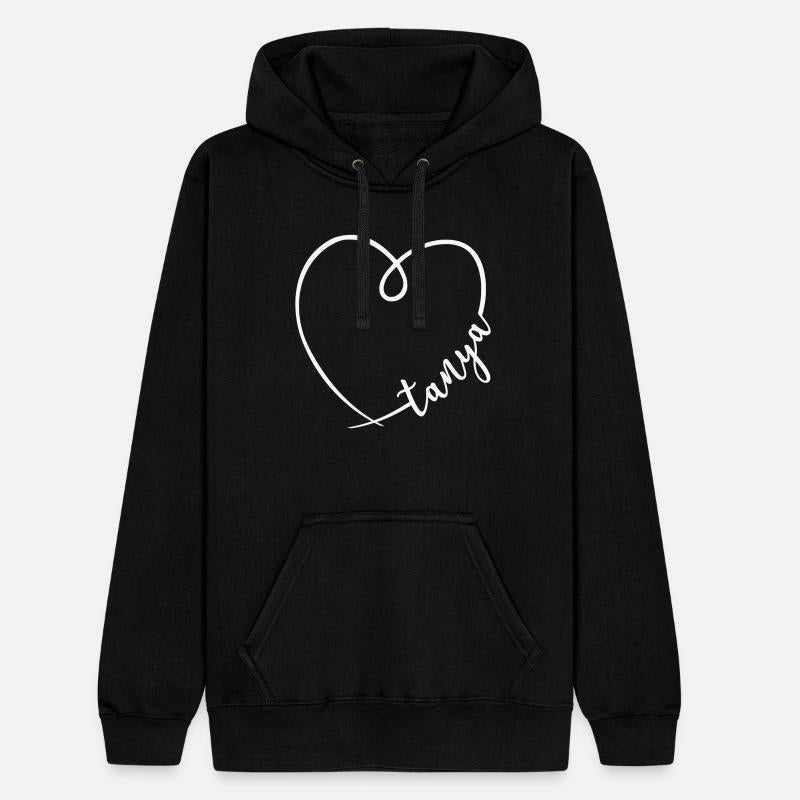 Tanya Name Heart Calligraphy