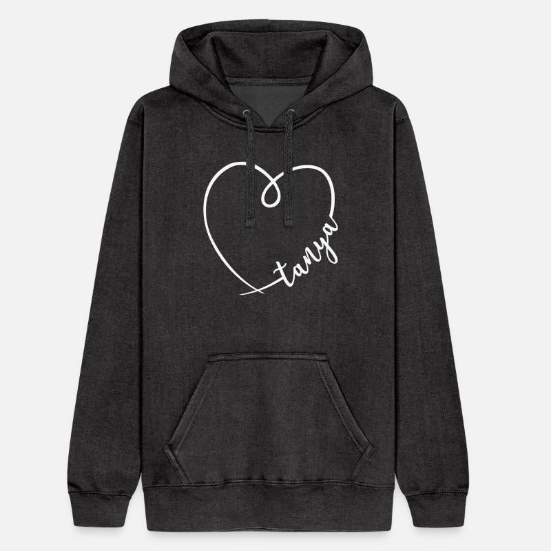 Tanya Name Heart Calligraphy