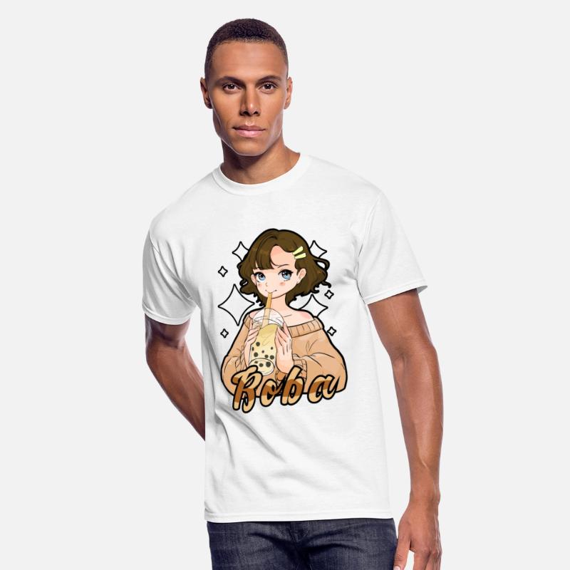 Tapioca Pearls Boba Tea Kawaii Anime Girl