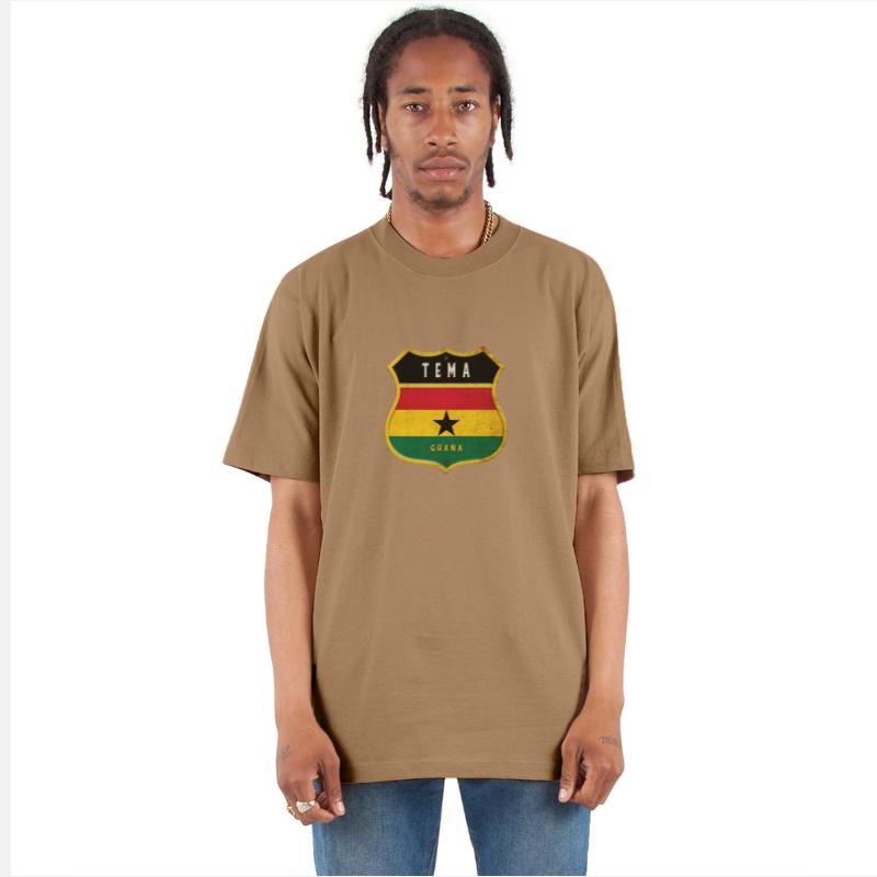 Tema coat of arms flag design