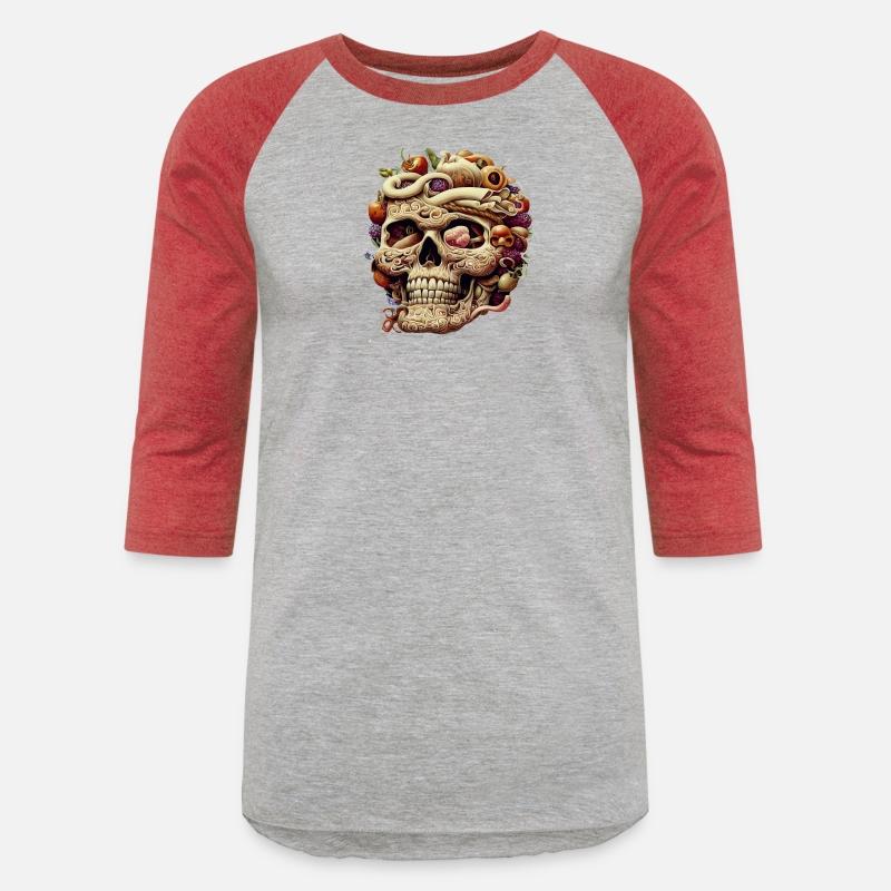 The anatomy of a zoombie head made of junk food