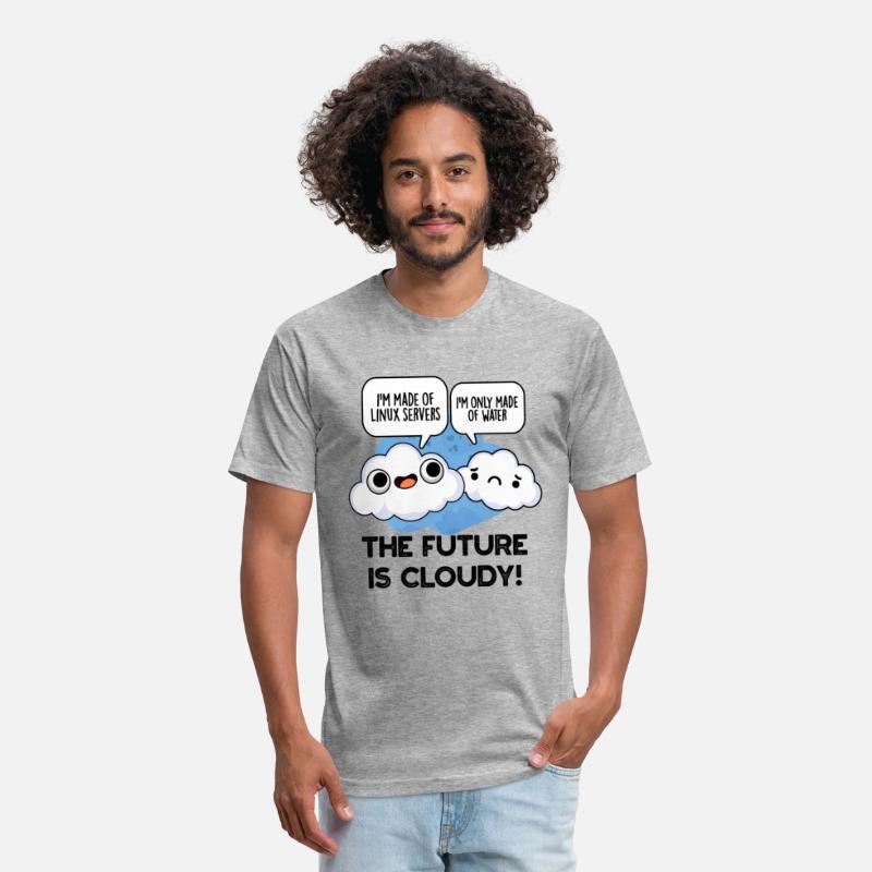 The Future Is Cloudy Funny Weather Computer Pun